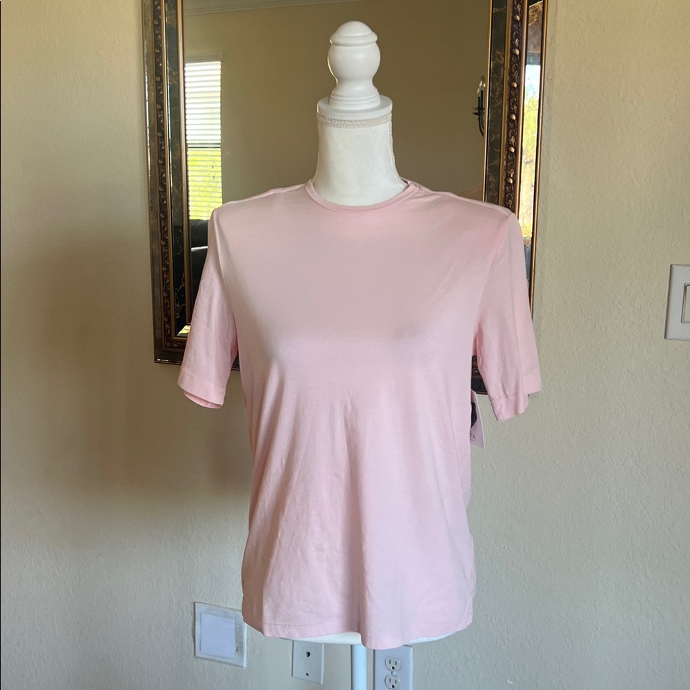 Lita by Ciara Boxy Shoulder Pad Cotton T-Shirt - Picture 4 of 11